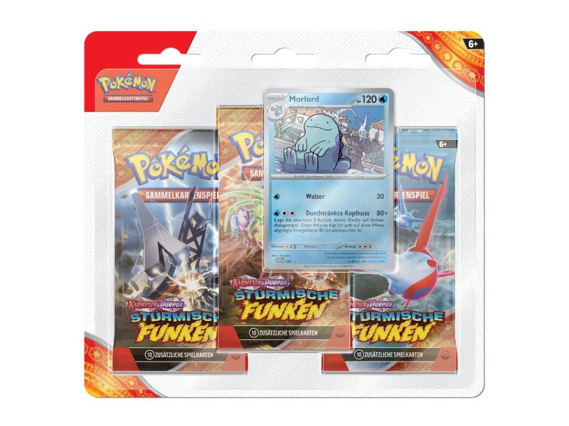 Pokémon Stürmische Funken 3 - Pack - Blister (Morlord) - DE - BattleofCards