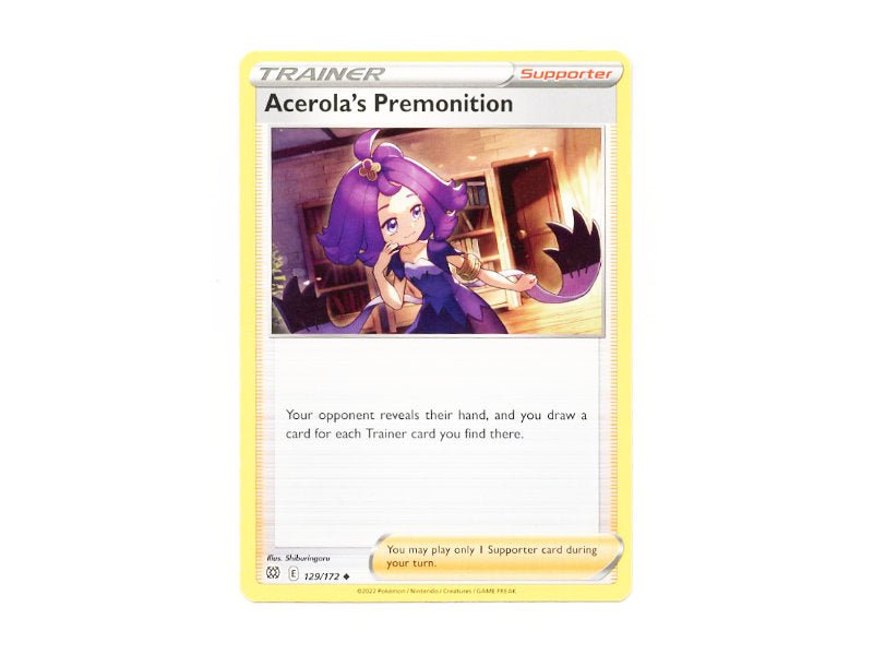 Acerola's Premonition 129/172 - Common - BattleofCards