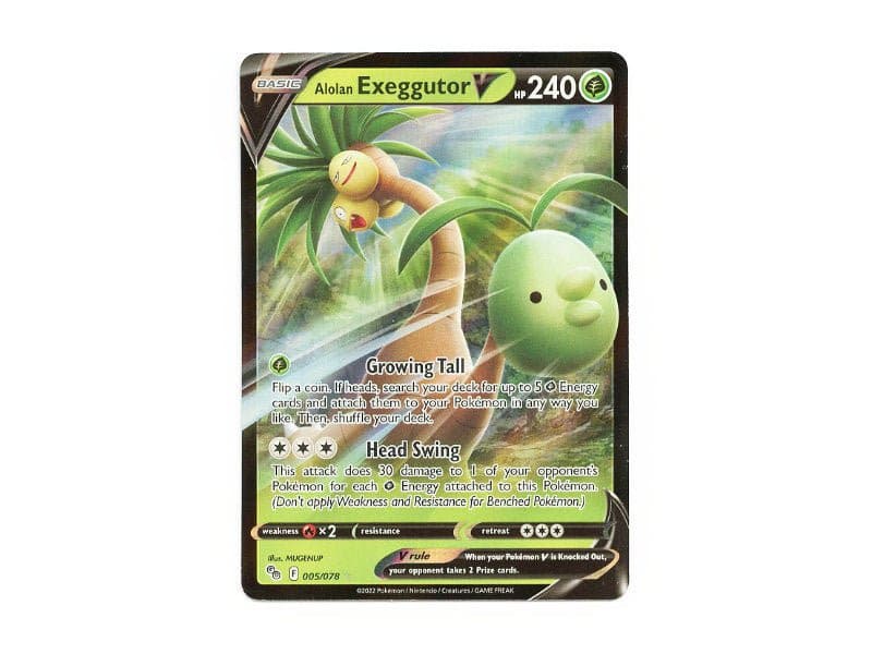 Alolan Exeggutor V 005/078 - Ultra Rare - BattleofCards