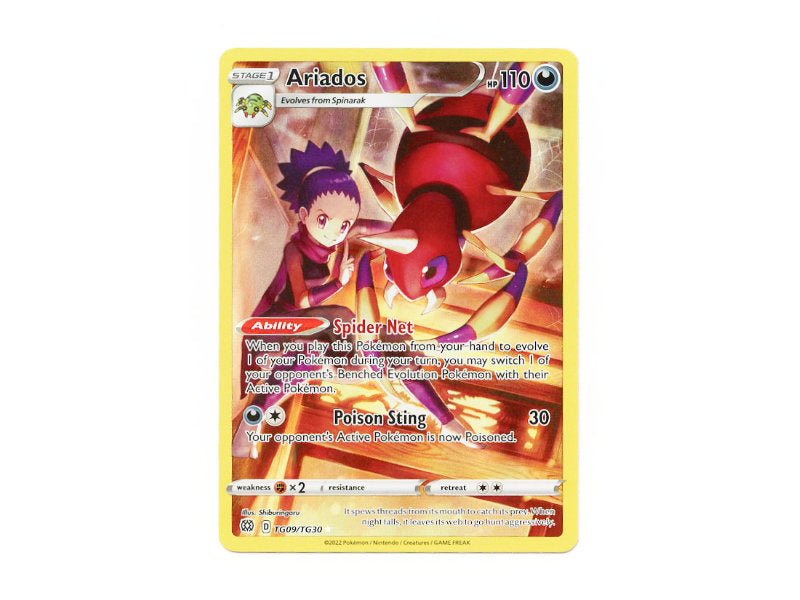 Ariados TG09/TG30 - Secret Rare - BattleofCards