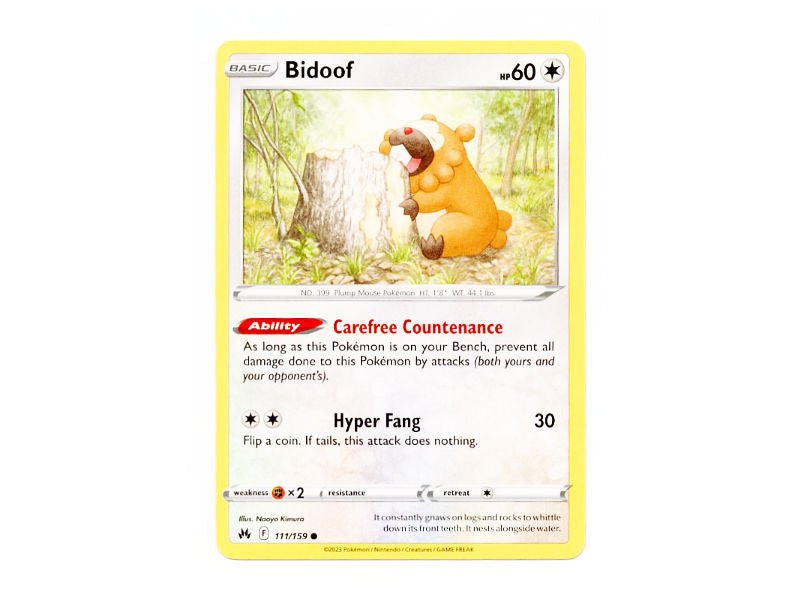 Bidoof 111/159 - Common - BattleofCards