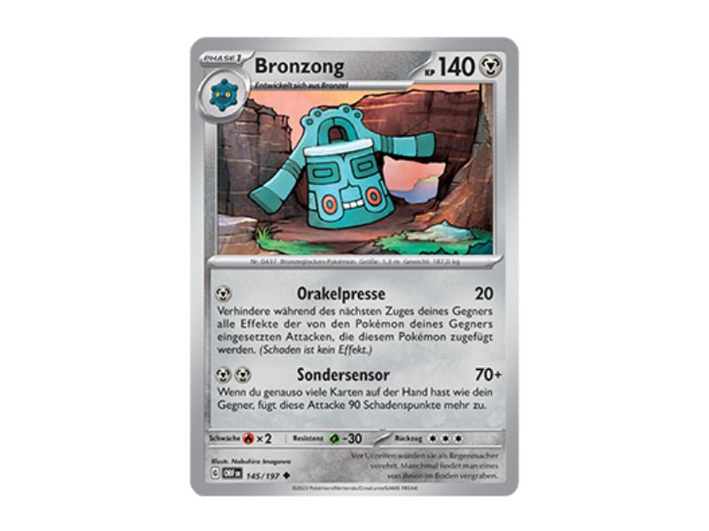 Bronzong 145/197 - Common - BattleofCards