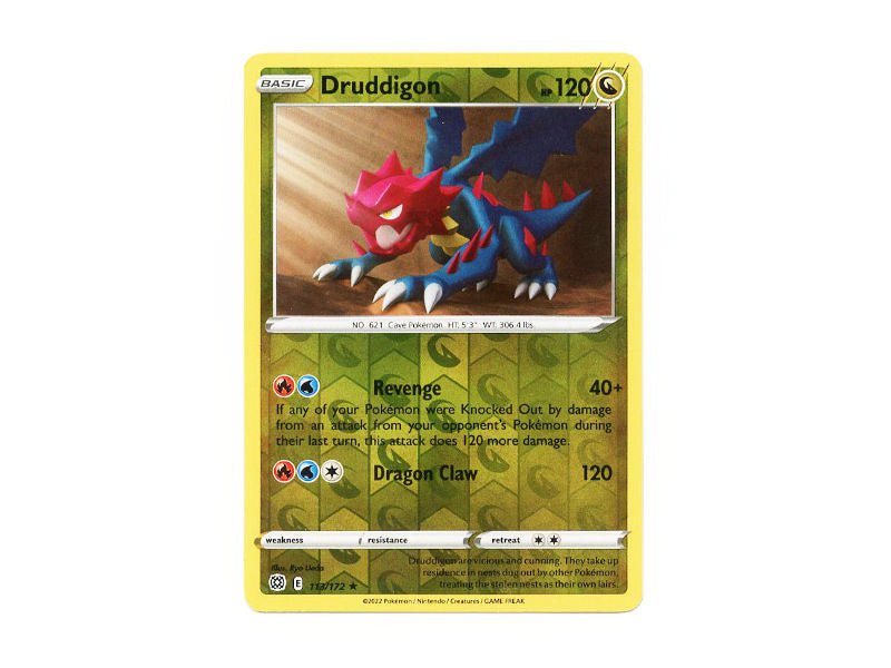 Druddigon 113/172 - Reverse Holo - BattleofCards