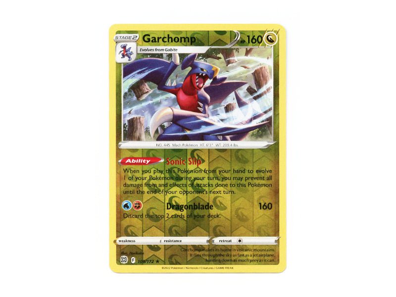 Garchomp 109/172 - Reverse Holo - BattleofCards