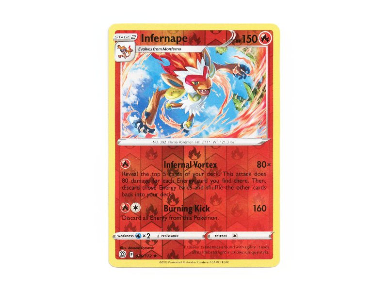 Infernape 026/172 - Reverse Holo - BattleofCards