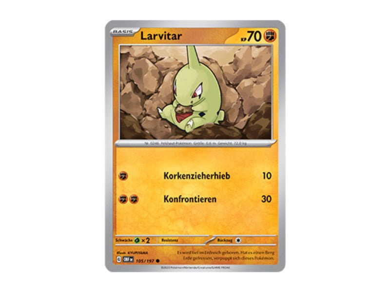 Larvitar 105/197 - Common - BattleofCards