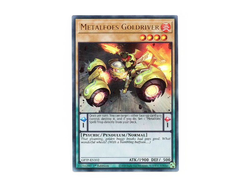 Metalfoes Goldriver GFTP-EN102 - Ultra Rare - BattleofCards