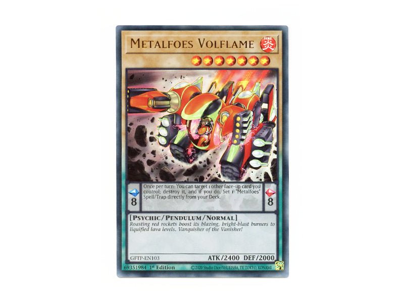 Metalfoes Volflame GFTP-EN103 - Ultra Rare - BattleofCards