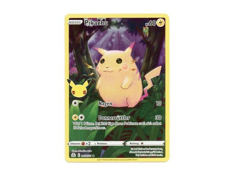 Pikachu 005/025 - Ultra Rare - DE - BattleofCards