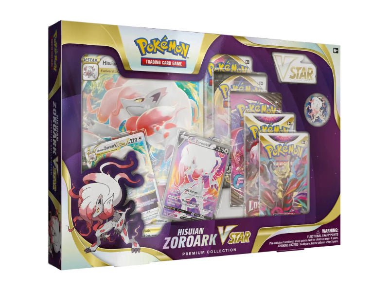 Pokémon Hisuian Zoroark VStar Premium Collection Box - EN - BattleofCards