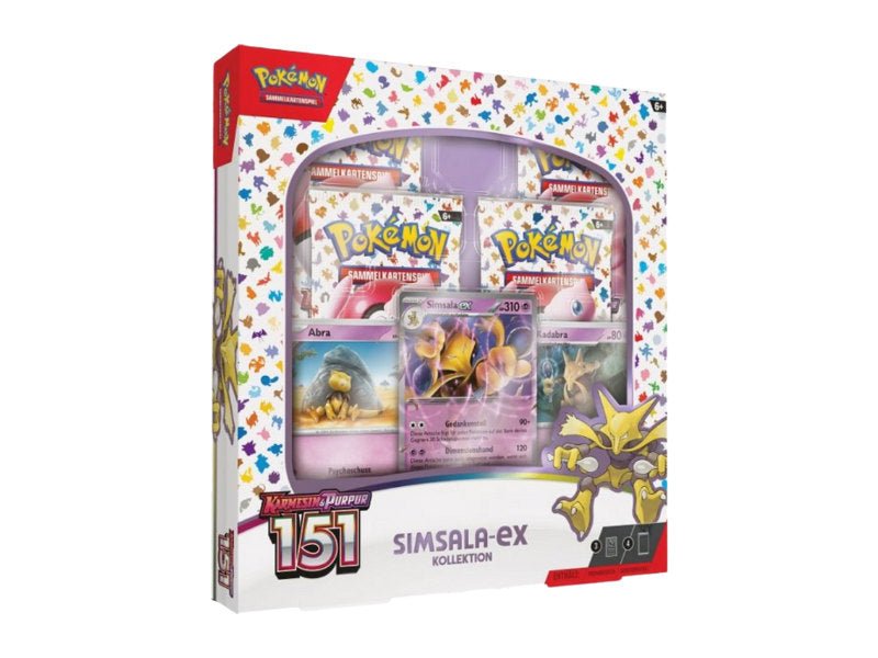 Pokémon Karmesin & Purpur 151 Simsala ex Kollektion Box - DE - BattleofCards