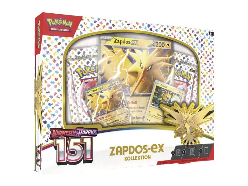 Pokémon Karmesin & Purpur 151 Zapdos ex Kollektion Box - DE - BattleofCards