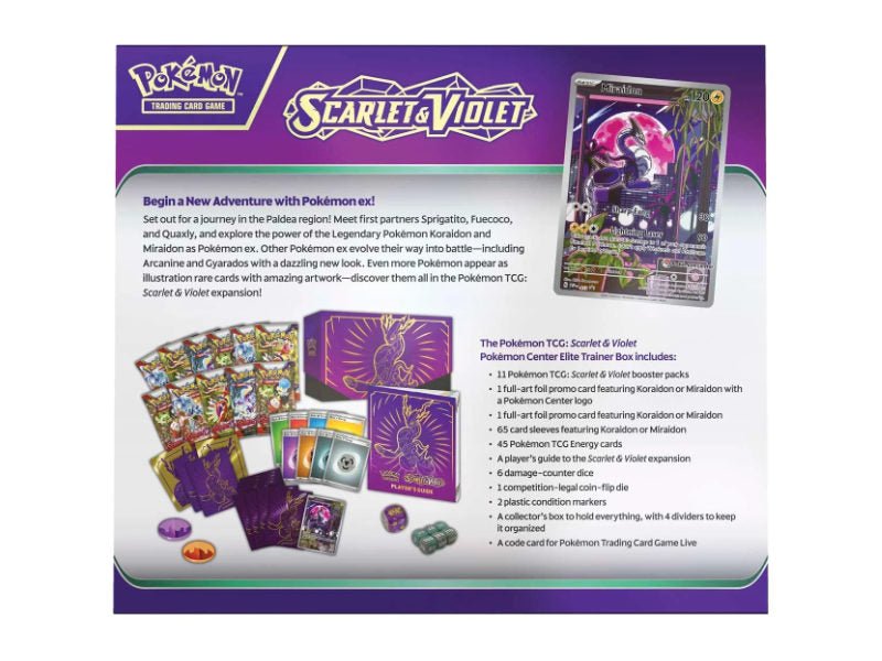 Pokémon Scarlet & Violet Elite Trainer Box (Miraidon) - EN - BattleofCards