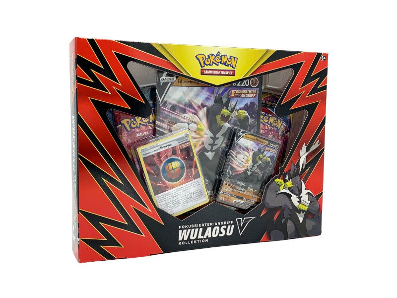 Pokémon Wulaosu V Collection Box - Fokussierter Angriff - DE - BattleofCards