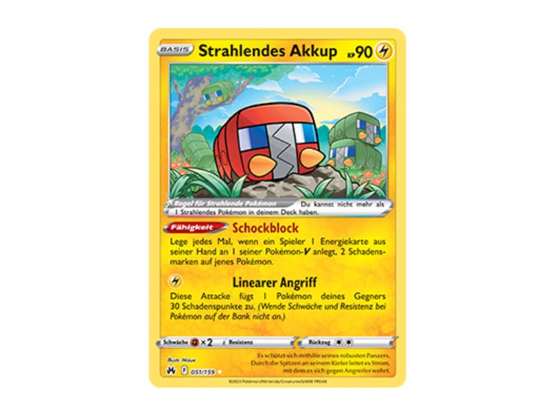 Strahlendes Akkup 051/159 - Ultra Rare - BattleofCards