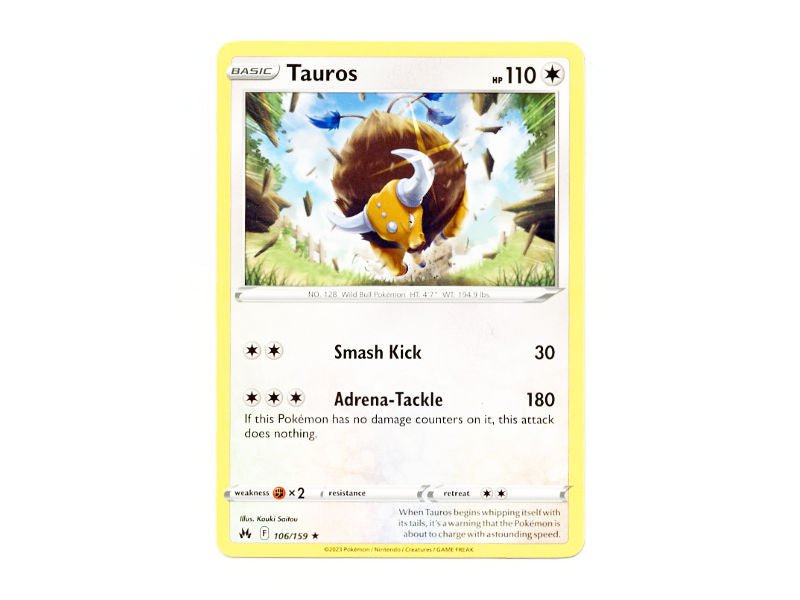 Tauros 106/159 - Common - BattleofCards