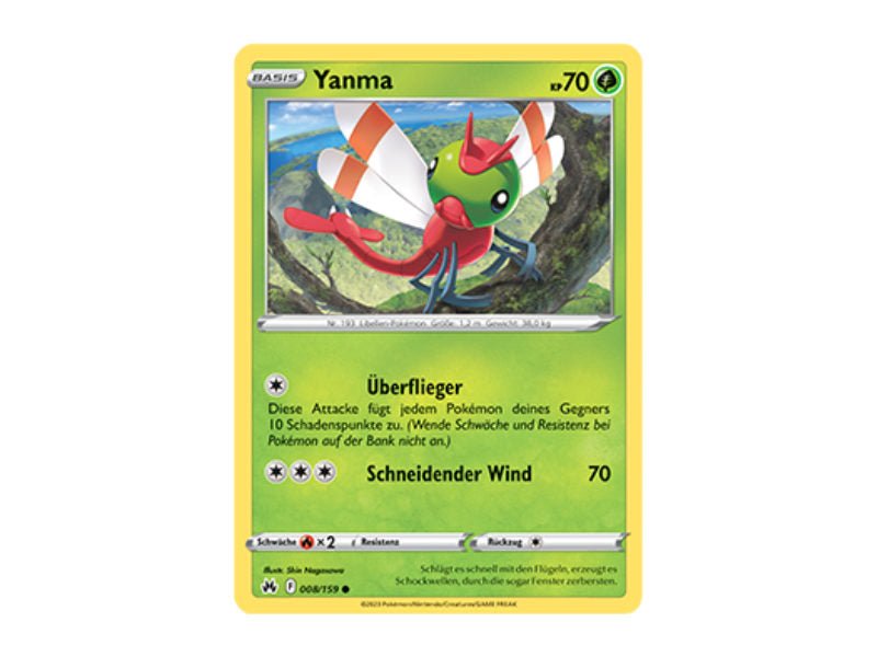 Yanma 008/159 - Common - BattleofCards